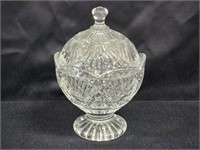 SHANNON CRYSTAL COVERED CANDY DISH
