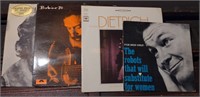 (G) Lot of 4 Records including George's Moustaki,
