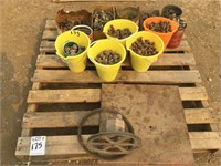 Pallet of Assorted Size Nuts & Bolts