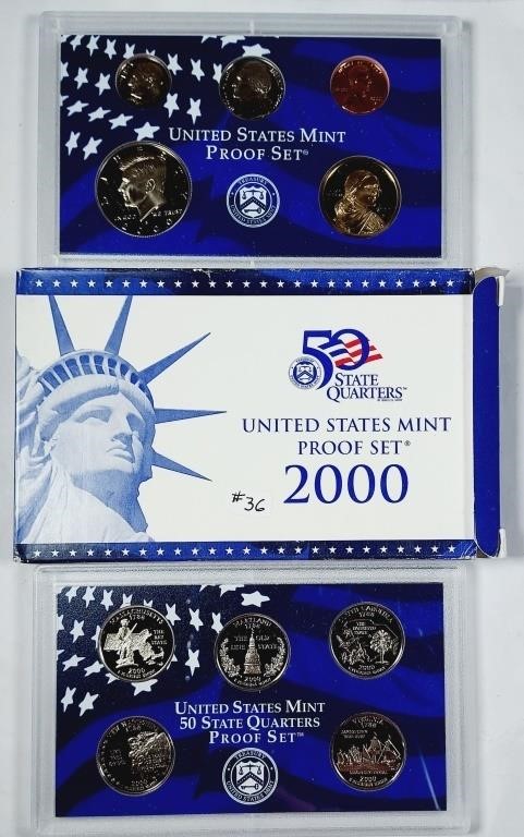 2000  US. Mint Proof set