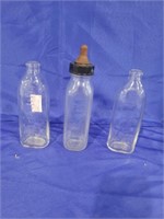 Vintage Glass Baby Bottles