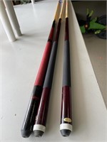 Lot of 3 Pool Cues/Sticks 2 Are Sportcraft