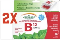 2X Jamieson Vitamin B12 - 30 Strips 

Exp.