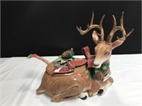 Fitz &Floyd Reindeer Soup Tureen