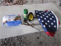 mole killer,flag & items