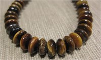 NA Sterling Silver Tigers Eye Necklace