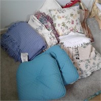 Blankets, Pillows, Chair Cushions, & Table Linens