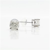 $800 14K Diamond Stud(0.21ct) Earrings
