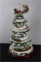 Christmas Tree Train Scene w/ Original Box (16.5"