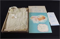Vintage Christening Outfit & "Your Baby's Record"