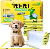 W8108  Pet N Pet Puppy Pee Pads, 50 Counts, 48% US