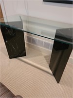 Glass & marble table. Basement 1
