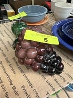 ART GLASS GRAPES CLUSTER