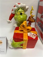 Dr Seuss Grinch Cookie Jar Vandor L.E./1200 w/ COA