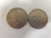 1971 & 1776-1976 Eisenhower Silver Dollars