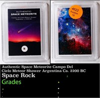 Authentic Space Meteorite Campo Del Cielo Meteor S