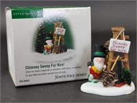 North Pole Series Chimney Sweep For Hire Figurine