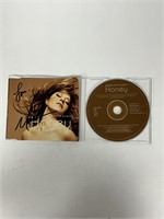 Autograph COA Mariah Carey CD