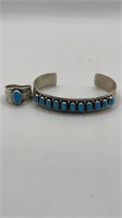 Sterling Matching Turquoise Bracelet/Ring
