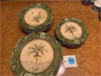 NICE PALM TREE PLATES COOL!