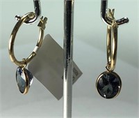 $4100. 14kt. Tanzanite (4.50ct) Earrings