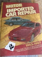 Chiltons  imported car repair 1983 through 1987