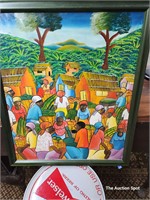 Haitian Oil Painting by Alexi