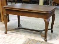 Louis XV Style Oak Draw Leaf Table.