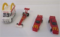 Lot of McDonalds Dodge van that Measures: 4" L