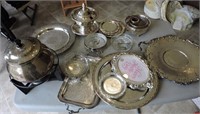 Misc. Silver Plate Serving Pieces