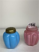 LUSTER BLUE SALT AND PINK ONE W/O TOP