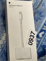 APPLE LIGHTING TO DIGITAL AV ADAPTER RETAIL $70