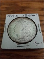 Morgan silver dollar 1879 s