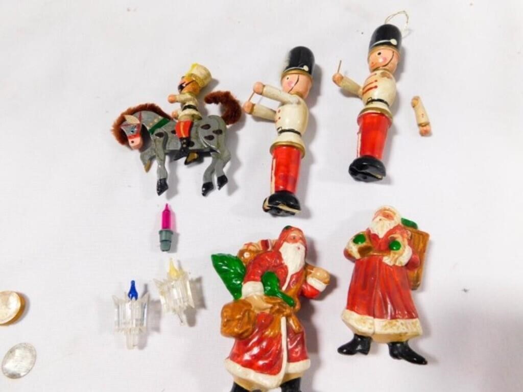 Vintage Wood Christmas Ornaments