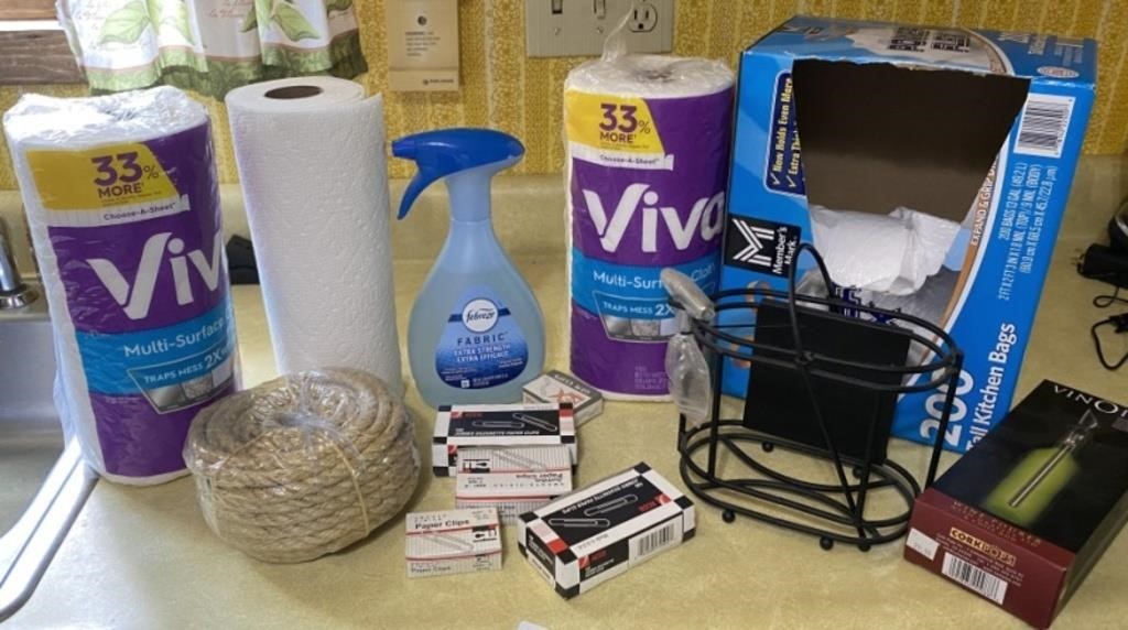 Office Supplies, Trash Bags & More