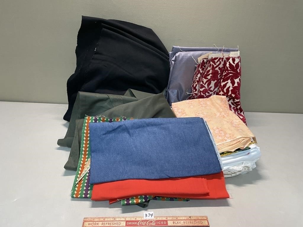LOVELY LOT OF FABRIC MATERIALS