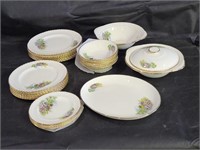 VTG Gold Edge on Cream Plates & More