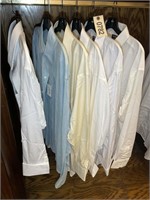 GROUP OF 6 MENS FINE DRESS SHIRTS 17.5 AND 18 NECK