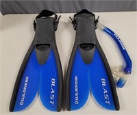 Blast U.S. Divers Snorkling Equipment