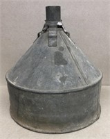 Galvanized funnel