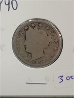 1890 LIBERTY V NICKEL