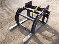 Skid Steer Adjustable Fork Grapple