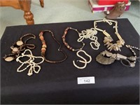 Various pieces of costume jewelry