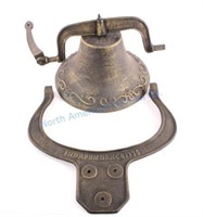 Antique Style Cast Iron Schoolhouse Bell