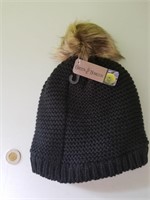 Tuque pompom Femme neuve