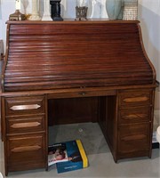 VINTAGE ROLL TOP DESK