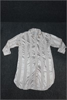 Vintage TJW By Mervyx's Satin Sleep Shirt Size S
