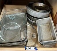 Assorted Bakeware Dishes & Pans