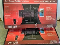 2 plasma /LCD wall mounting brackets kits