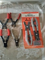 Snap ring pliers